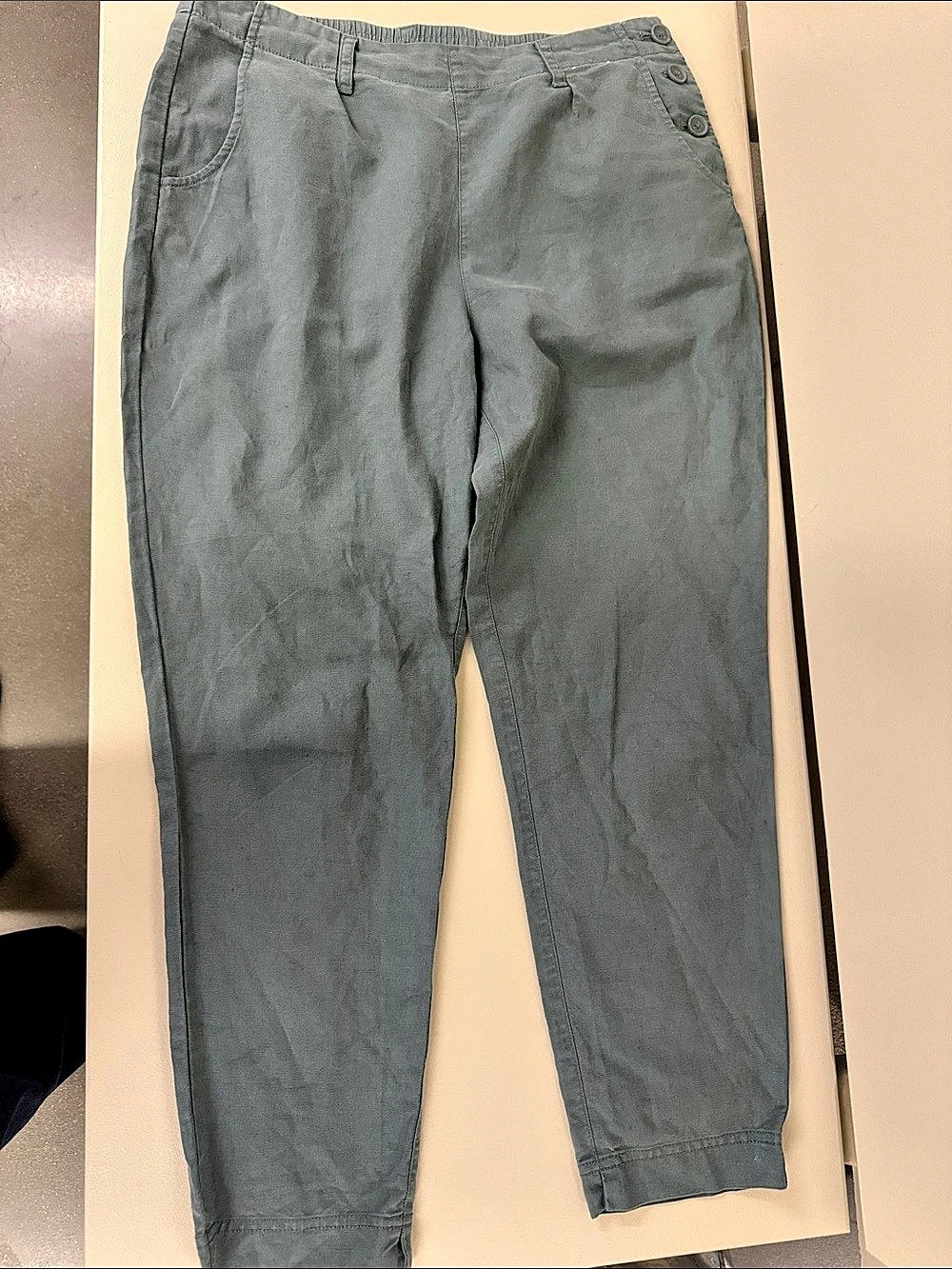 Seasalt Cornwall Women's Utility Pants in Grayish Blue US 10 Like New